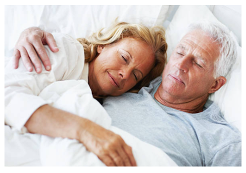 Yu Sleep elderly couple peacefully sleeping